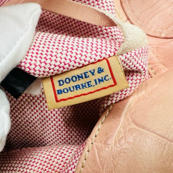 Vintage Dooney & Bourke Croc Hobo Bag - 11.5” x 4.5” x 11” - Picture 5 of 14